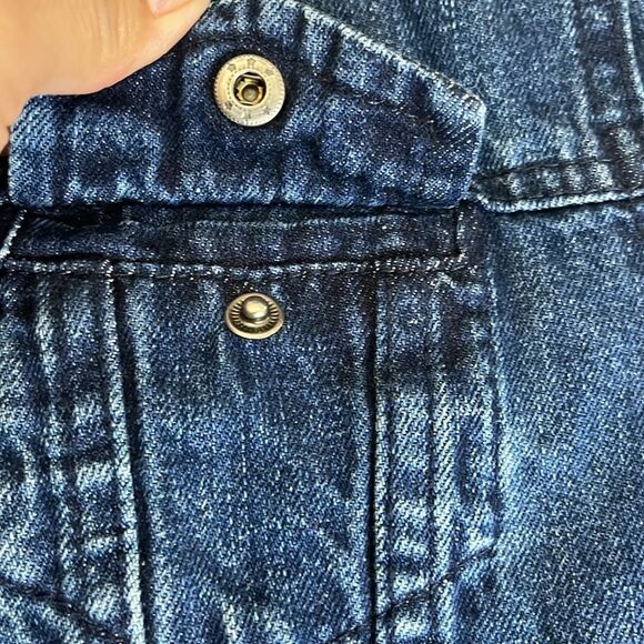 Tractr Girl Basic Denim Jacket in Indigo Sz Small - Picture 5 of 9